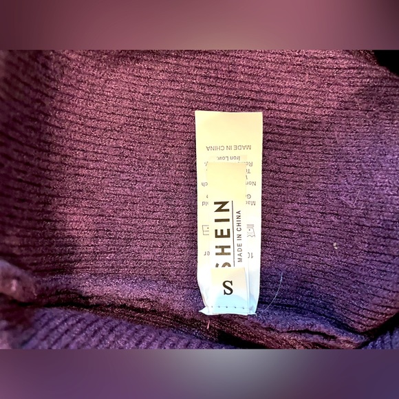 Purple sweater dress - Picture 3 of 3